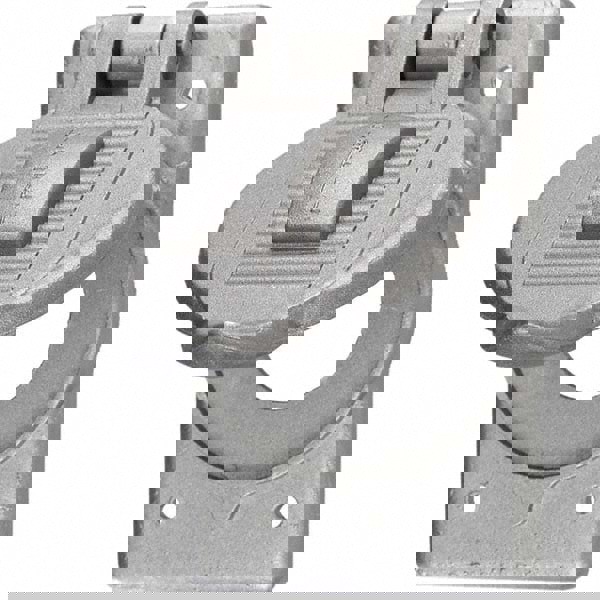 Weatherproof Box Covers; Electrical Box Shape: Round; Number Of Outlets: 1; Resistance Features: Weather-Resistant; Housing Material: Aluminum; Overall Length: 4.5600 in; Recommended Environment: Wet Location; Overall Width: 2.8400 in; Housing Color: Gray